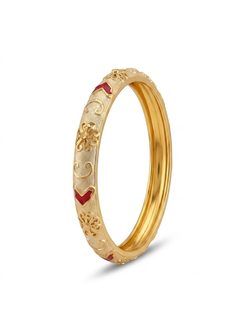Crimson Hearts Bangle