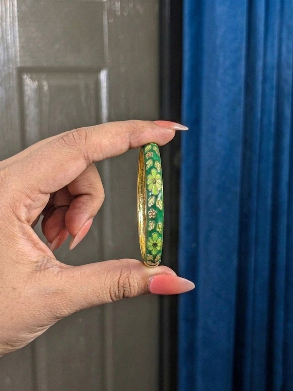Meenakari Floral Bangle