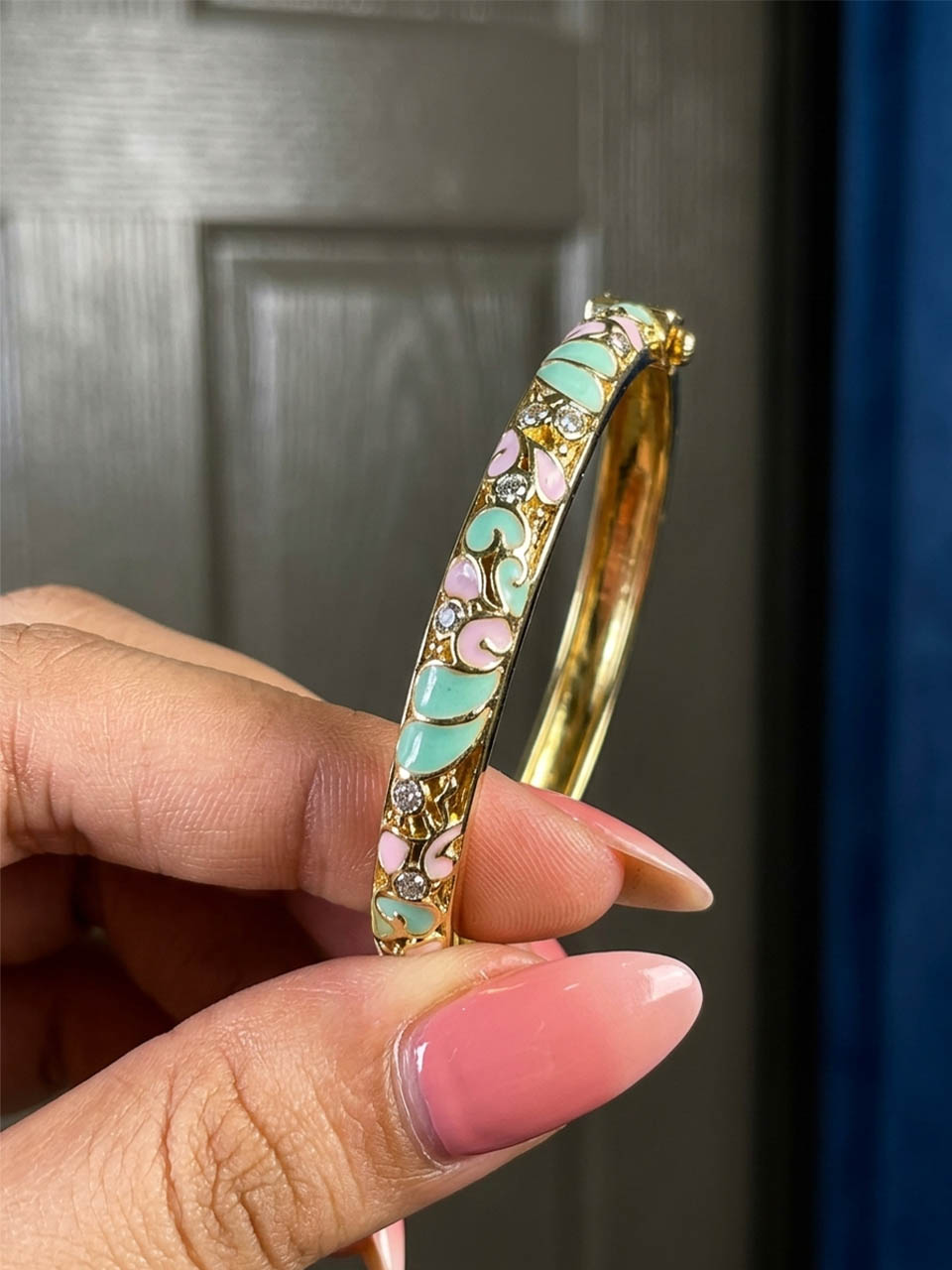 Mint Blossom Bangle